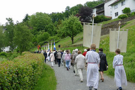 Bittprozession an Christi Himmelfahrt (Foto: Karl-Franz Thiede)